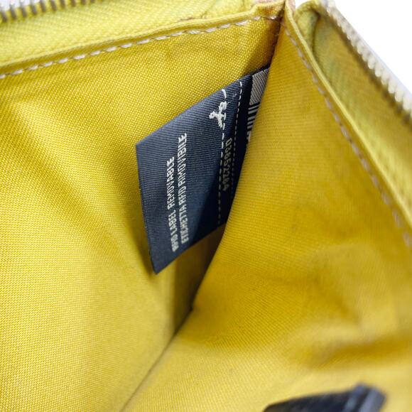 🔴 Fendi Zip Card Holder Wallet - Yellow Patchwork Leather - Picture 9 of 9